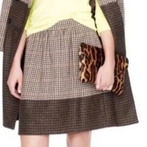 J. Crew Women’s Houndstooth Lambswool Mini Skirt